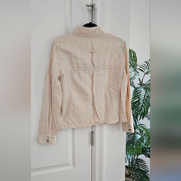 Christian Siriano Light Tan Utility Jacket - Picture 3 of 5